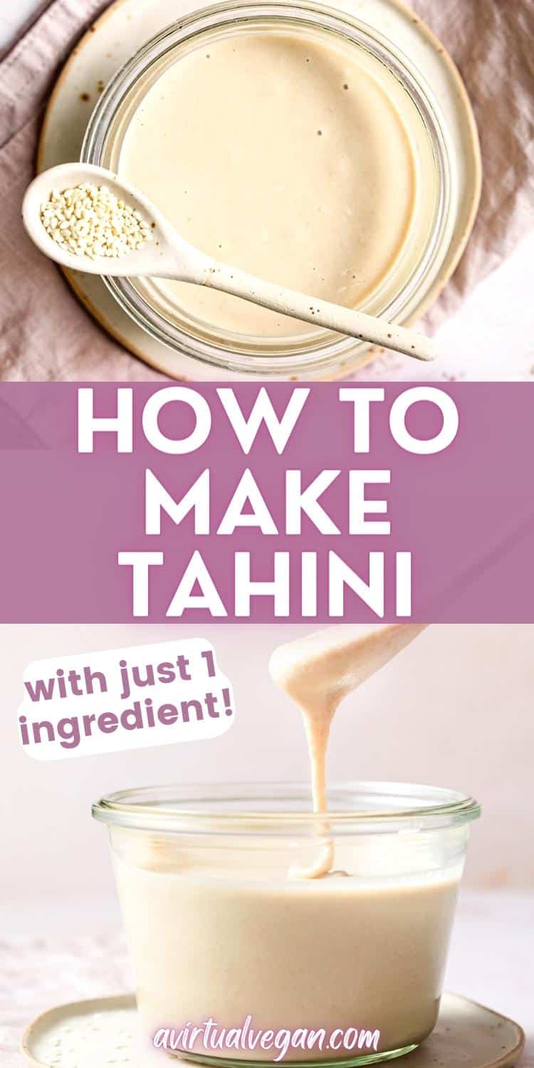 How To Make Tahini A Virtual Vegan