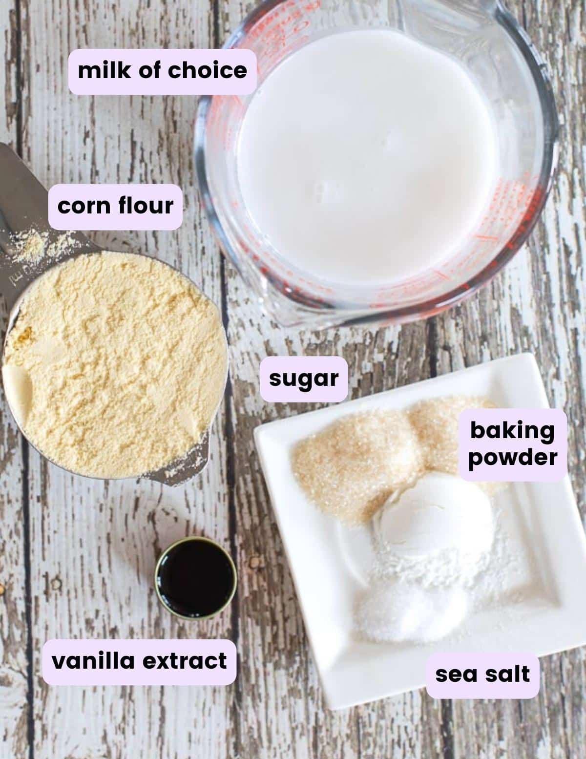 Corn Starch, Baking Ingredients