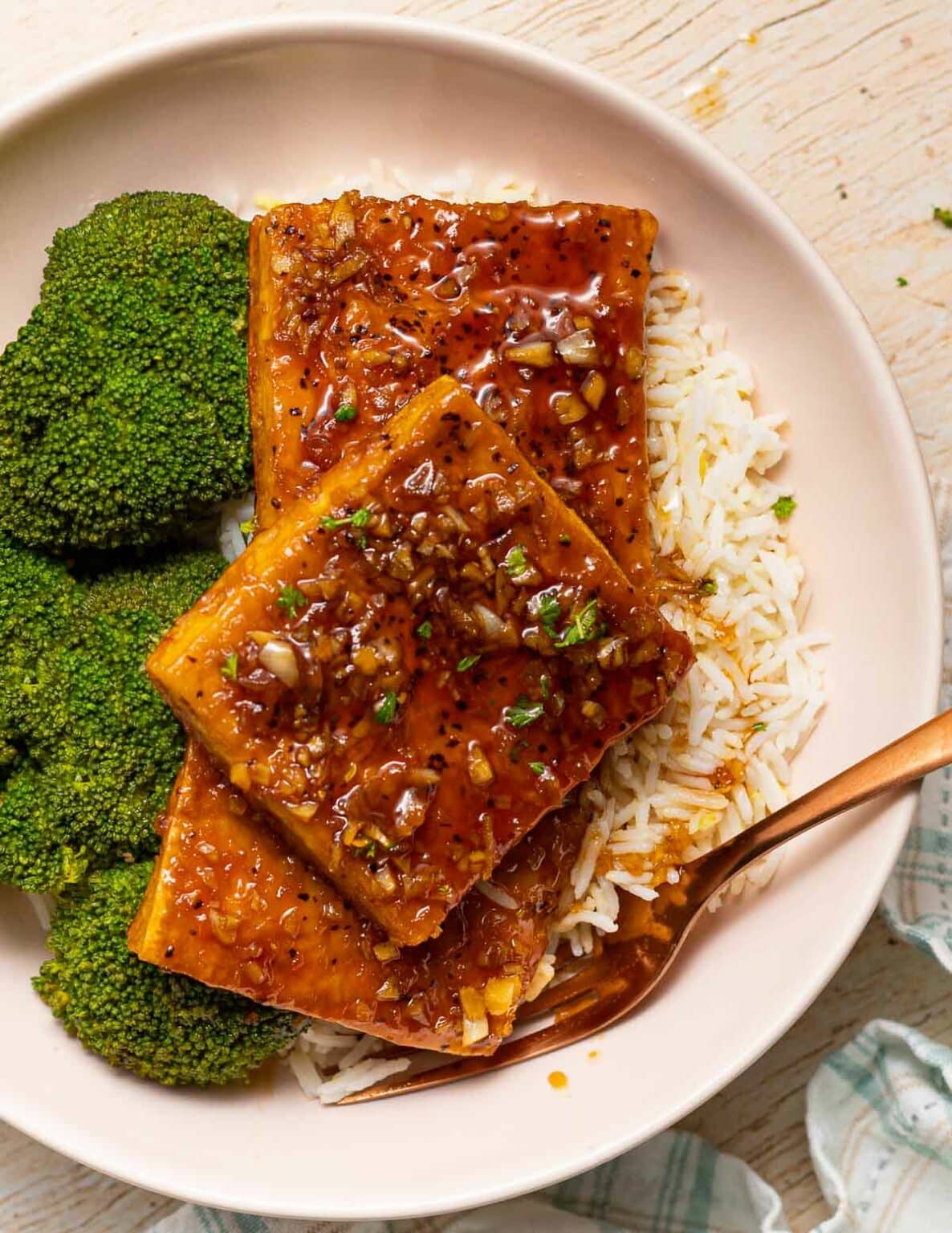 Sticky Maple Garlic Tofu A Virtual Vegan