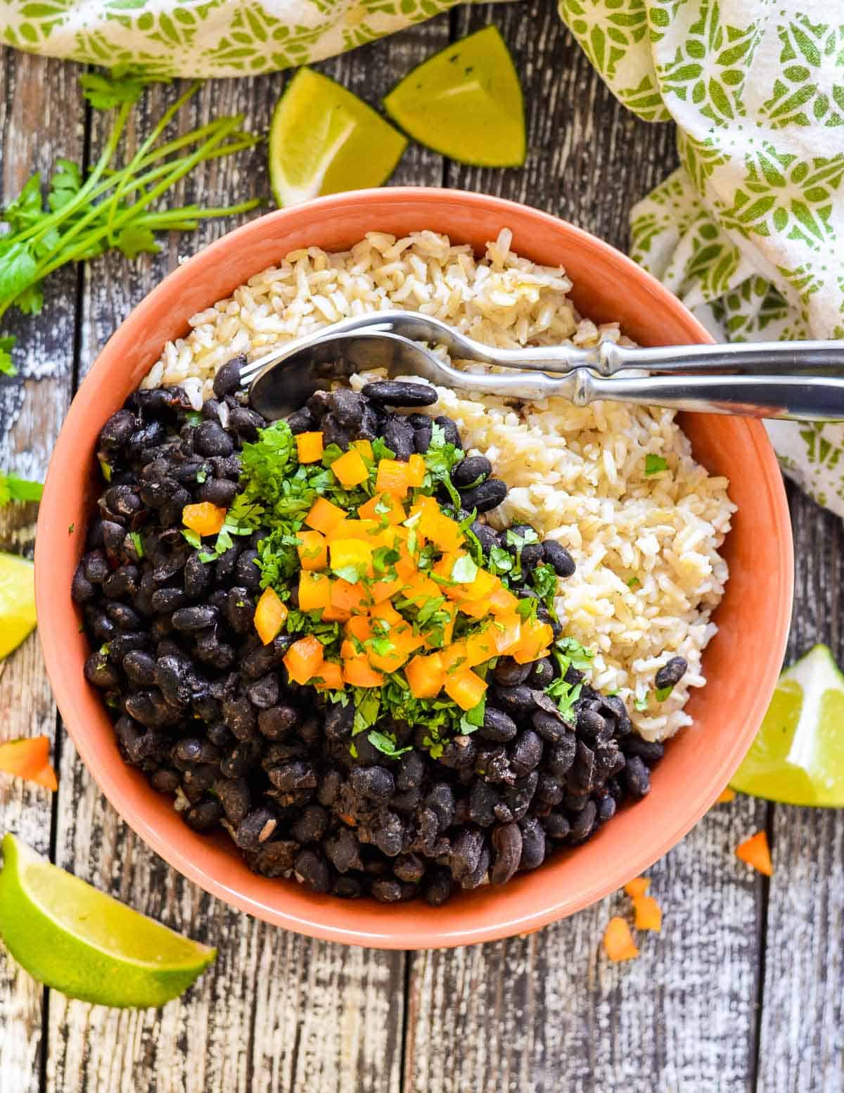 Vegan Meal Prep with Black Beans & Rice - A Virtual Vegan