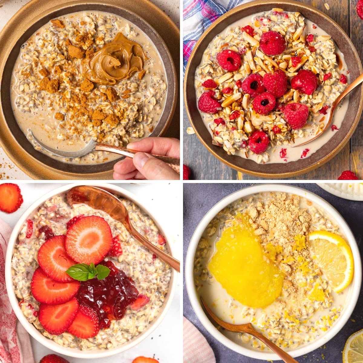 5 Vegan Overnight Oats Recipes You Can Meal Prep! - The