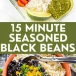 Vegan Meal Prep with Black Beans & Rice - A Virtual Vegan