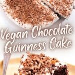Vegan Chocolate Guinness Cake