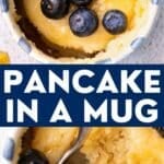 pancake in a mug