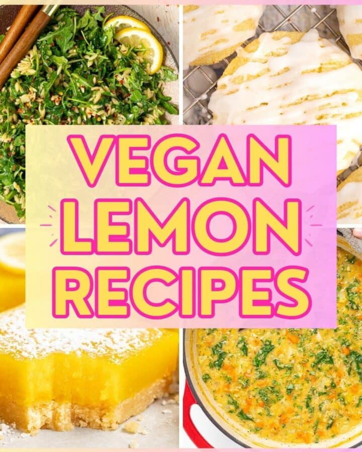 Vegan Lemon Recipes