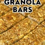 Cinnamon Apple Granola Bars