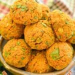 Curried Carrot Baked Falafel