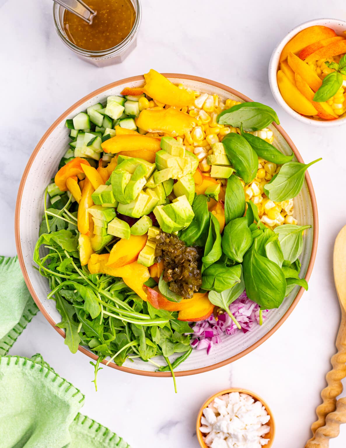 Peach Quinoa Salad - A Virtual Vegan