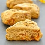 vegan apricot scones