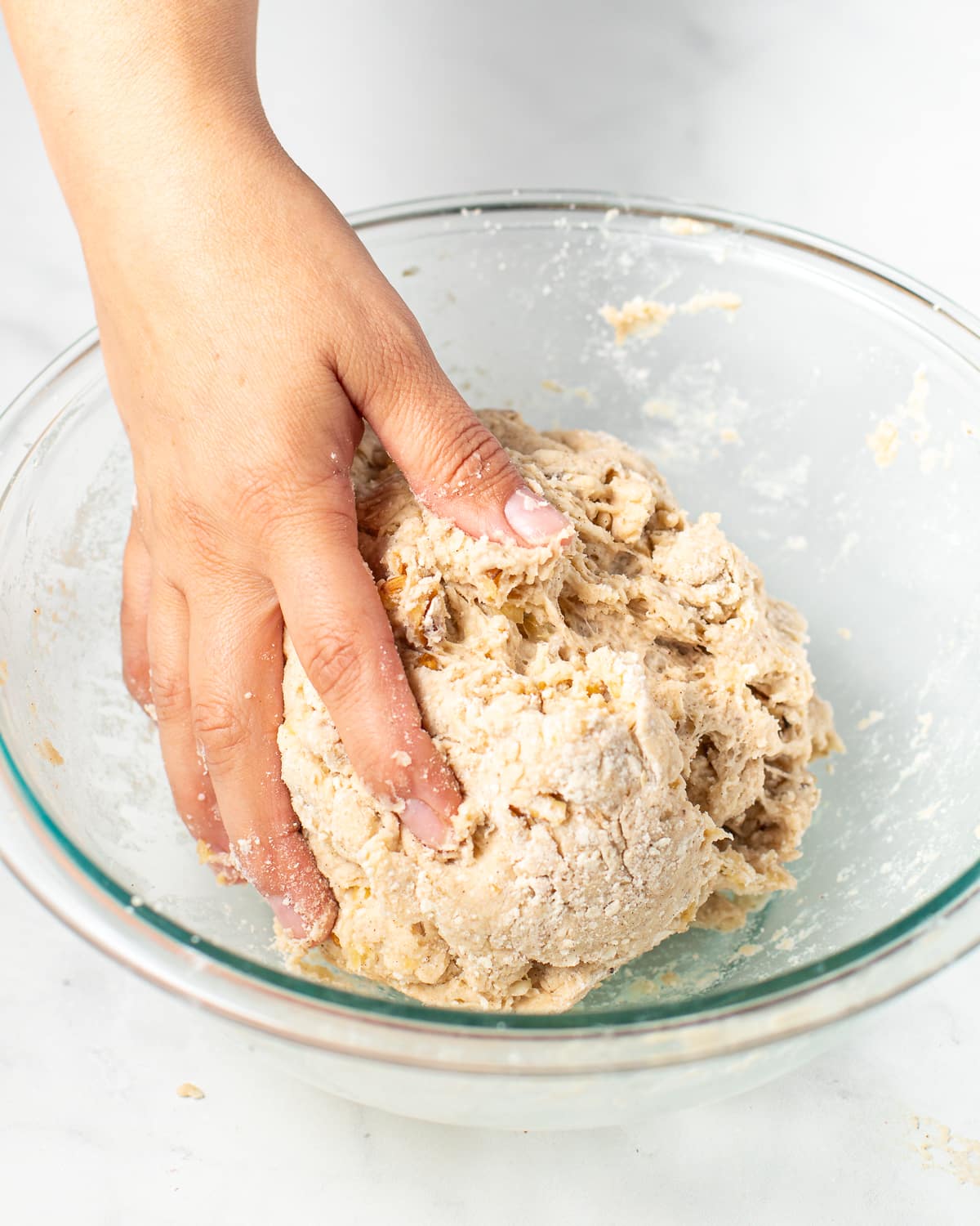 scone dough in a bowl
