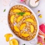 peach baked oatmeal