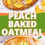Peach Baked Oatmeal