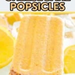 Healthy Lemon Cheesecake Popsicles