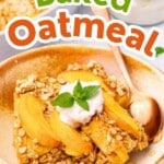 Peach Baked Oatmeal