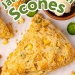 Vegan Jalapeno Corn Scones