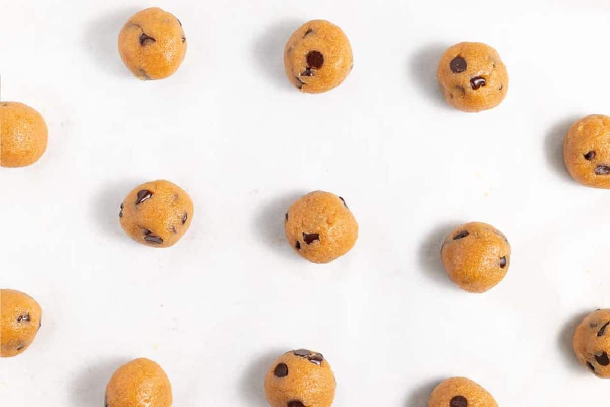 cookie dough balls