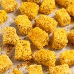 crispy cornmeal coated tofu
