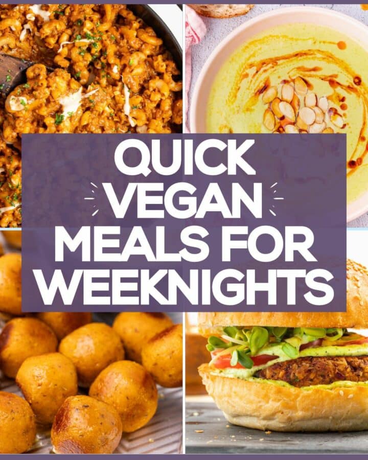 quick vegan meals for weeknights