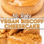 Vegan Biscoff Cheesecake