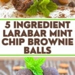 Larabar Mint Chip Brownie Balls