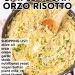 Vegan Orzo Risotto