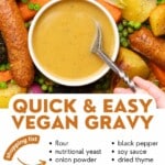 quick & easy vegan gravy