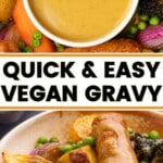 Quick & easy vegan gravy