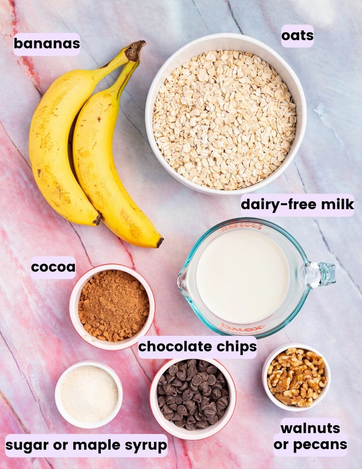 Double Chocolate Banana Baked Oats - A Virtual Vegan