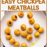 easy chickpea meatballs