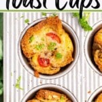 Vegan Toast Cups