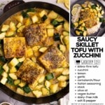 Saucy Skillet Tofu with Zucchini