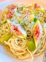 vegan fig pasta