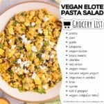 Vegan Elote Pasta Salad