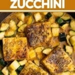 Saucy Skillet Tofu with Zucchini