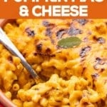 20 Minute Vegan Pumpkin Mac & Cheese