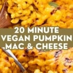 Vegan Pumpkin Mac & Cheese