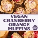 Vegan Cranberry Orange Muffins