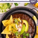 Instant Pot Black Bean Soup