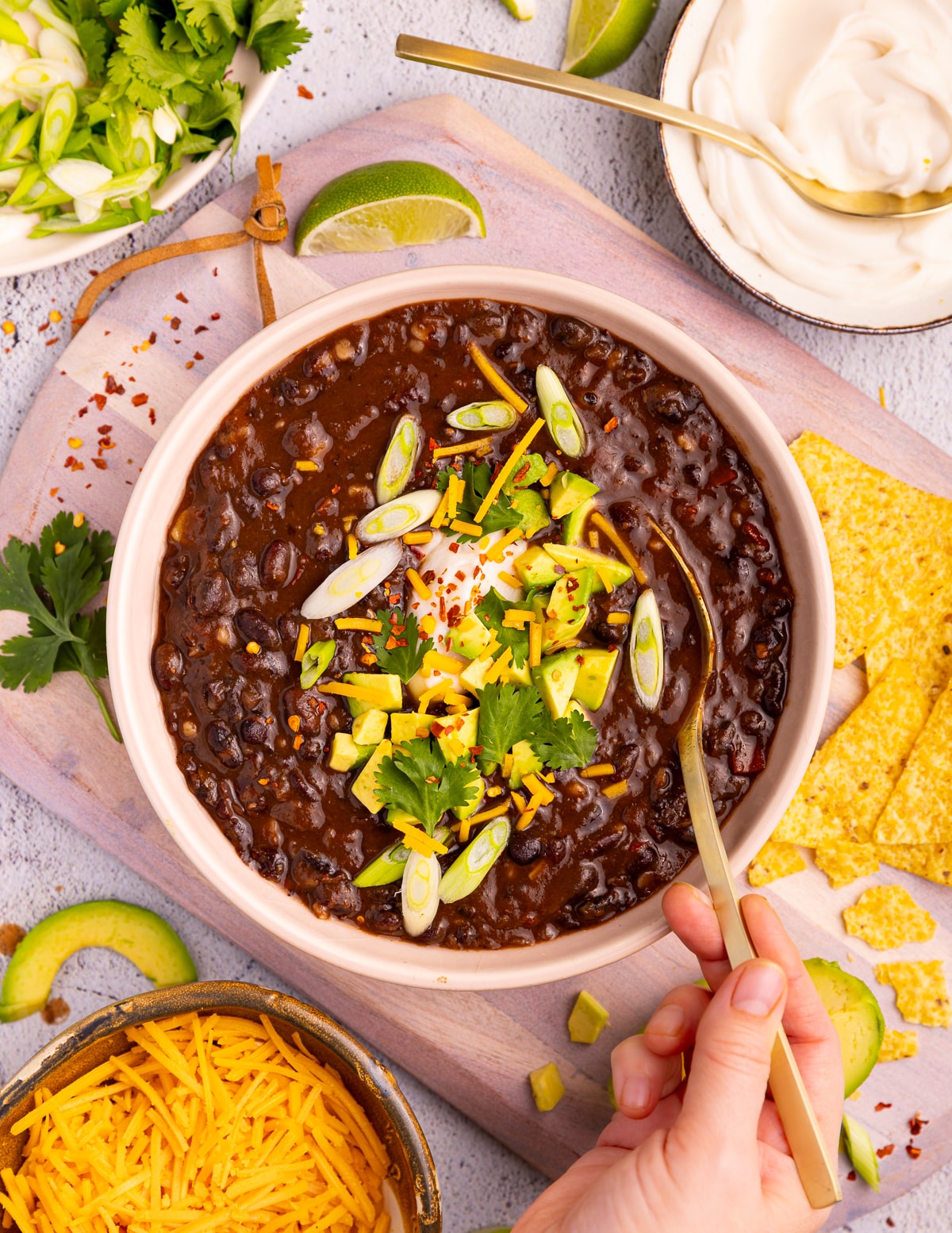 vegan black bean soup