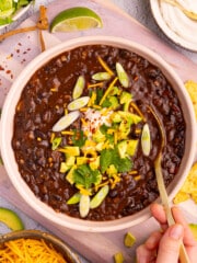 vegan black bean soup