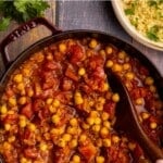 Smoky Spiced Chickpeas in Tomato Sauce