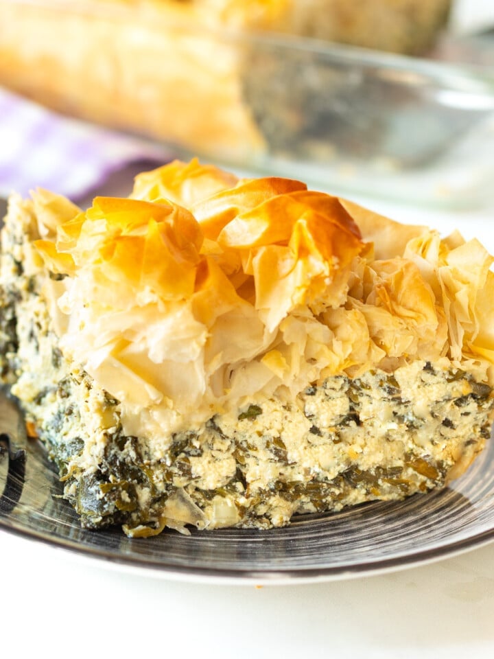 vegan spanakopita