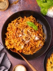 one pot vegan bolognese