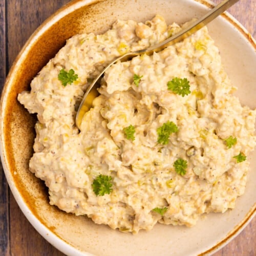 creamy vegan chickpea salad