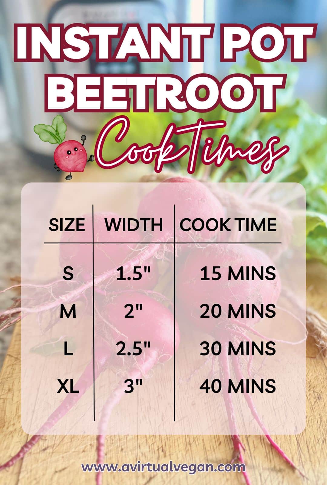 If you've been wondering how to cook beets in your Instant Pot, I've got you covered! This is my go-to method. It's so quick and easy, and the beets are perfectly tender and exceptionally sweet every time!