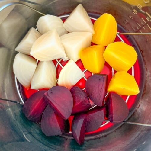 cooked beets in an Instant Pot