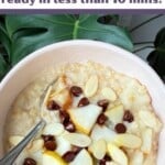 Simple Pear Oatmeal