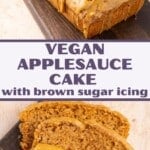 Vegan Applesauce Cake