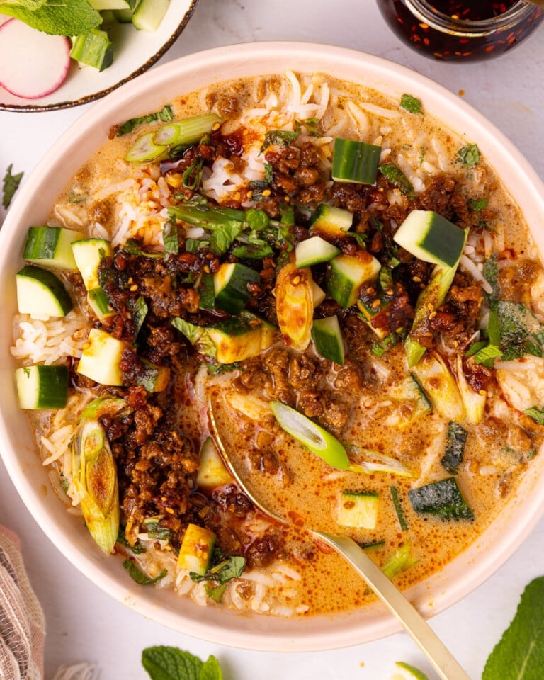 Veggie Brothy Rice Vegan Brothy Rice Bowls - A Virtual Vegan
