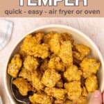 High Protein Nutritional Yeast Tempeh